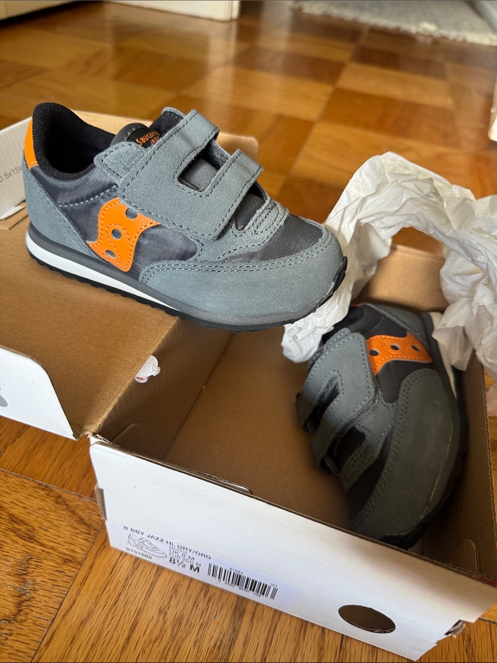 Saucony Baby Jazz hook and loop toddler 8.5T